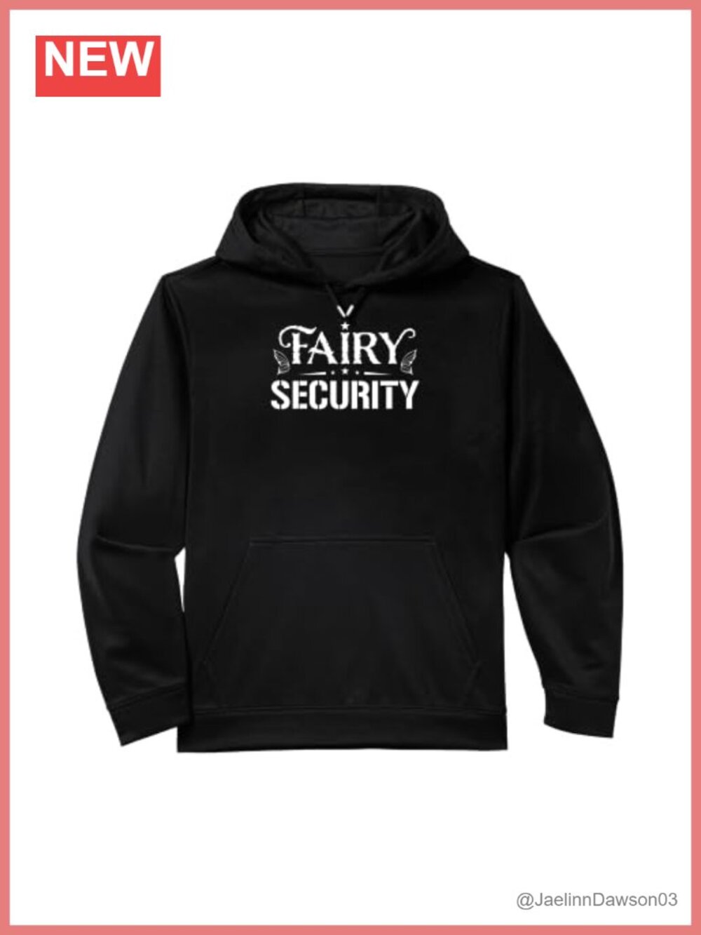 Fairy Security Family Halloween Costume Hoodie Kangaroo Pocket Polyester